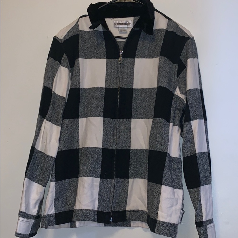 Dressbarn plad jacket